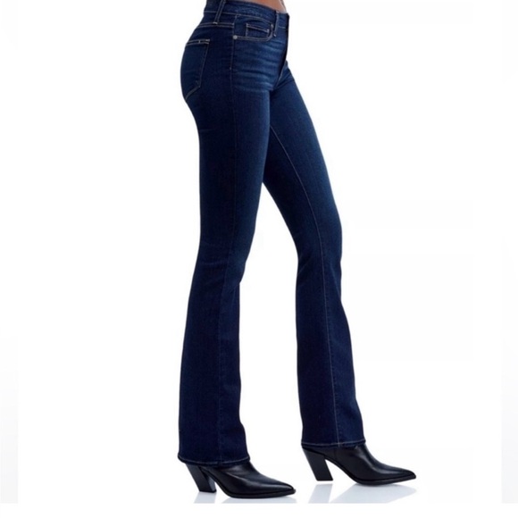 PAIGE High Rise Manhattan Bootcut Jean in Gardena Size 30 Petite - Picture 1 of 16